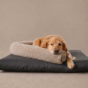 cuddle rol honden beige