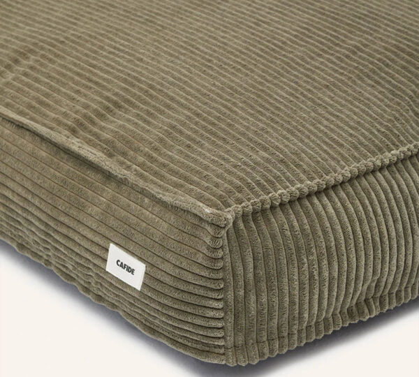 groene hondenbed corduroy