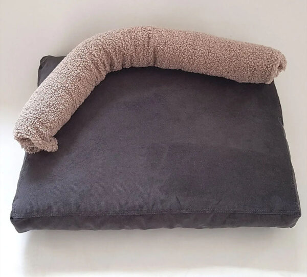 hodenkussenrol beige teddy stof
