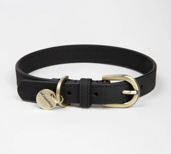 nordog zwarte hondenhalsband
