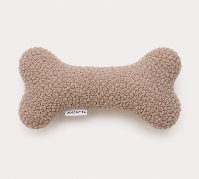 teddy speeltje voor honden beige