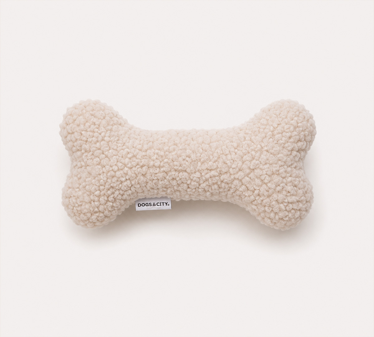 teddy speeltje voor honden wit