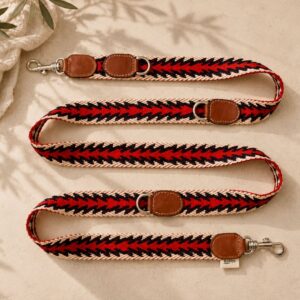 Buddys Dogwear riem rood 200cm